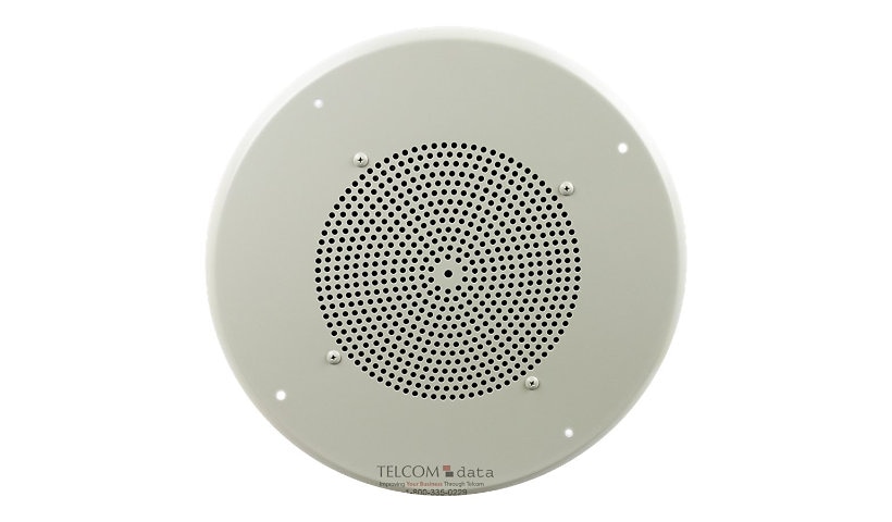 Bogen Ceiling Speaker Assembly with S86 Cone T725 Recessed Volume Control