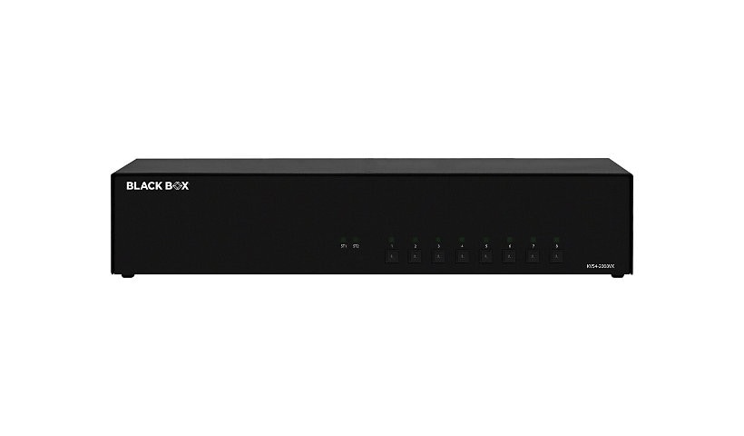 Black Box SECURE KVS4-2008VX - KVM / audio switch - 8 ports - TAA Compliant