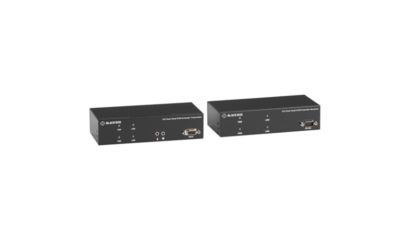 Black Box KVX Series - Dual-Head - KVM / audio / serial / USB extender