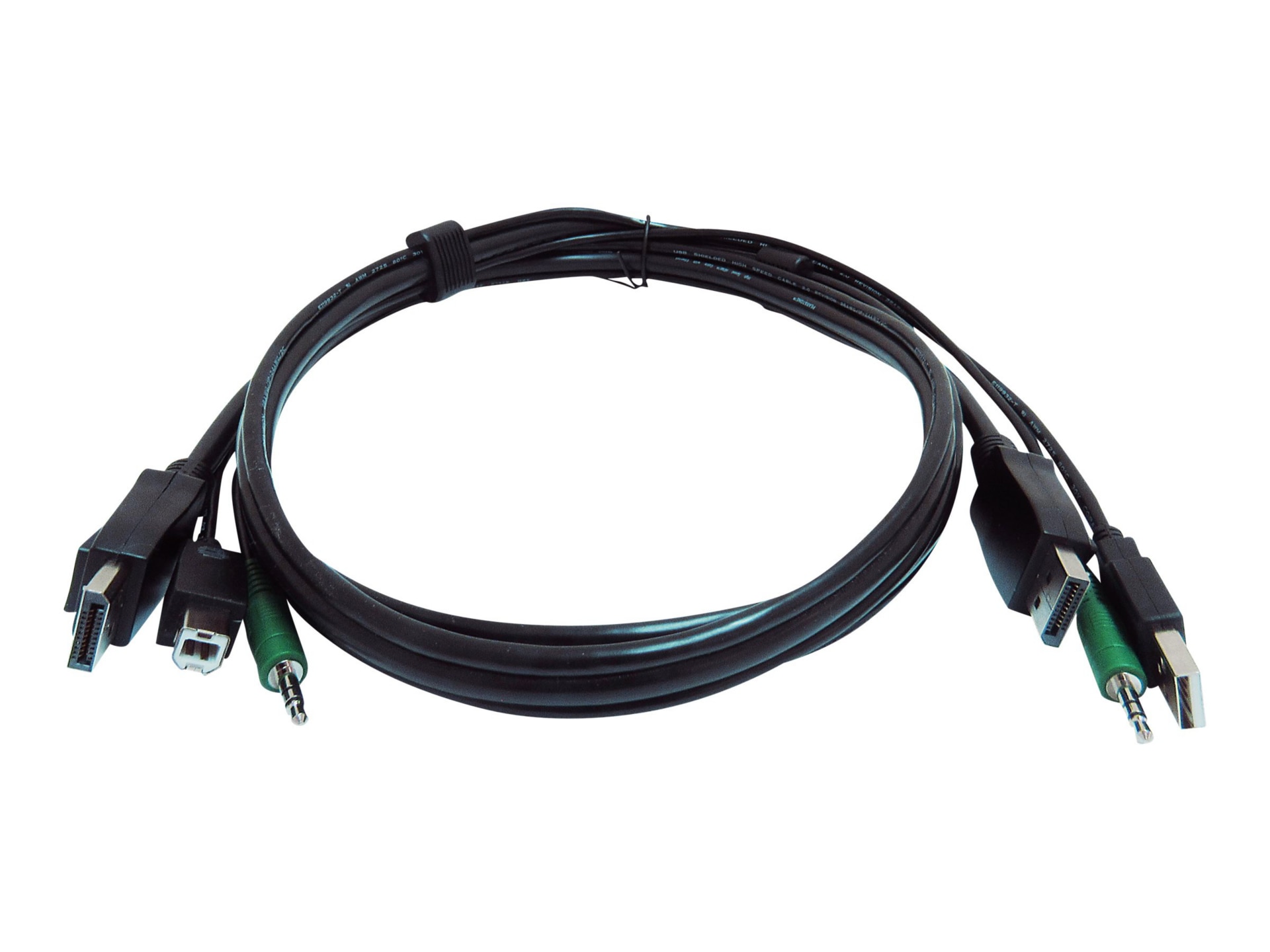 Black Box - video / USB / audio cable - TAA Compliant - 10 ft