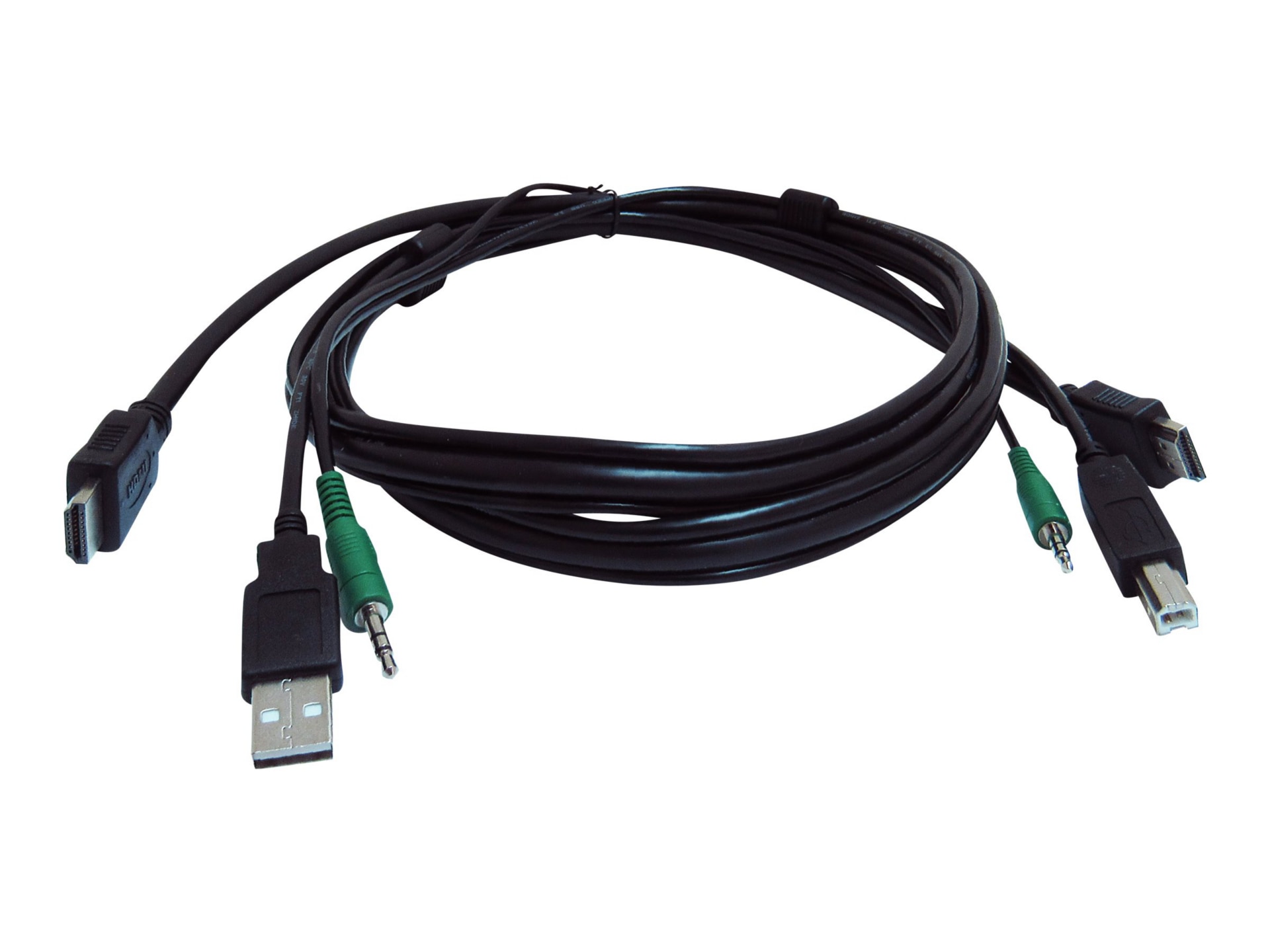 Black Box - video / USB / audio cable - TAA Compliant - 6 ft
