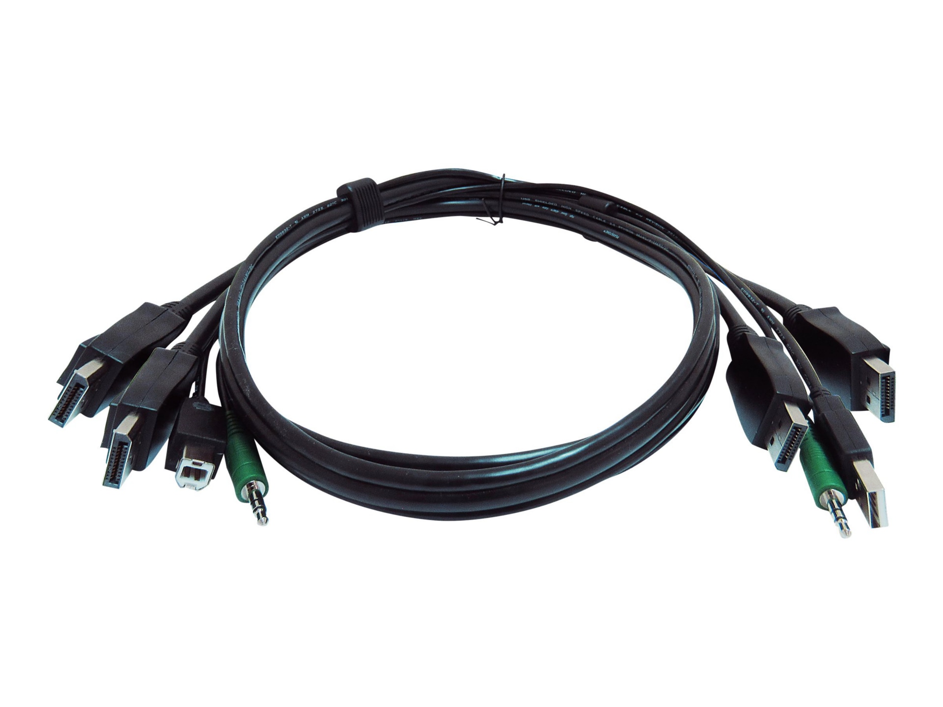 Black Box - video / USB / audio cable - 10 ft