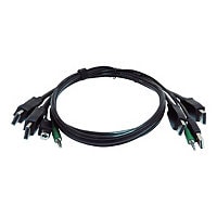 Black Box - video / USB / audio cable - TAA Compliant - 10 ft