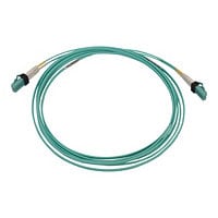Eaton Tripp Lite Series 400G Multimode 50/125 OM4 Switchable Fiber Optic Cable (Duplex LC-PC M/M), LSZH, Aqua, 3 m (9.8