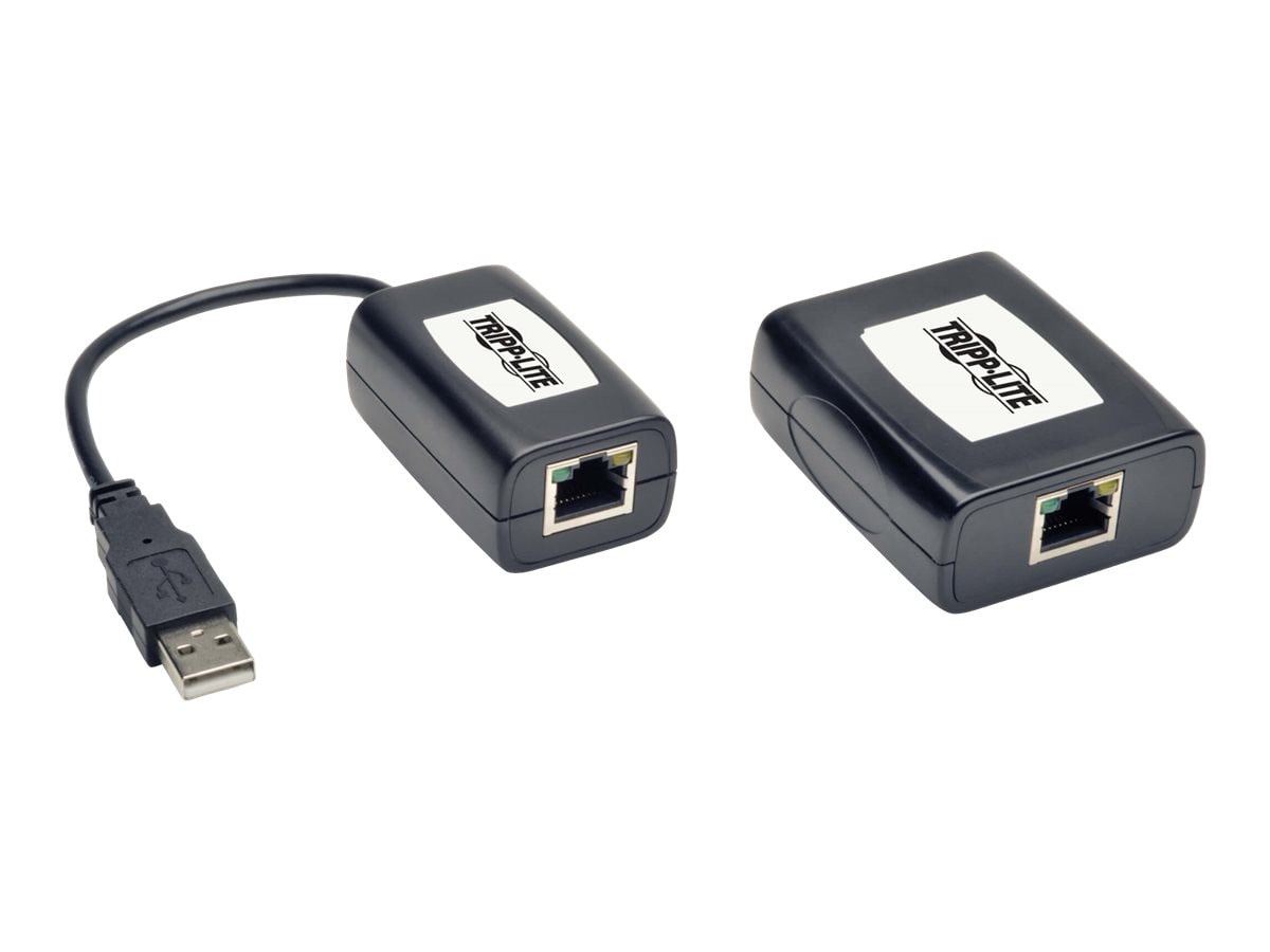 Tripp Lite 1-Port USB over Cat5/Cat6 Extender Kit Int'l Plug Adapters 164ft