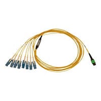 Tripp Lite 40/100/400G Singlemode 9/125 OS2 Breakout Fiber Cable LSZH 2 M