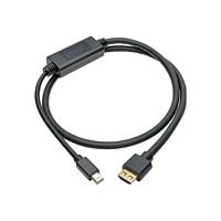 Eaton Tripp Lite Series Mini DisplayPort 1,4 to HDMI Active Adapter Cable (M/M), 4K 60 Hz, 4:4:4, HDR, HDCP 2,2, 3 ft.