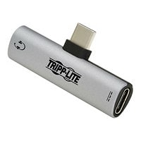 Tripp Lite USB C to 3.5mm Headphone Jack Adapter for Hi-Res Stereo Audio