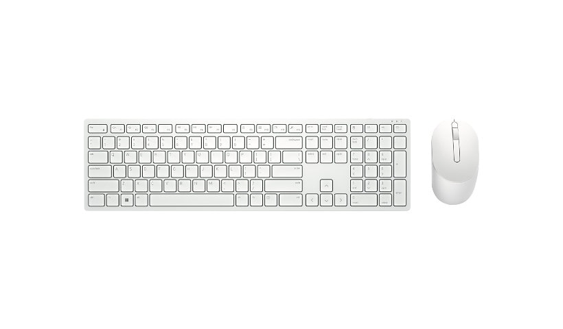 Dell Pro KM5221W - keyboard and mouse set - AZERTY - French - white Input Device