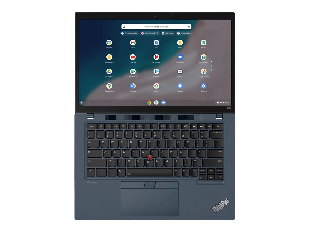Lenovo ThinkPad C14 Gen 1 Chromebook - 14" - Core i5 1245U - vPro Enterprise - 8 GB RAM - 256 GB SSD - 4G LTE-A