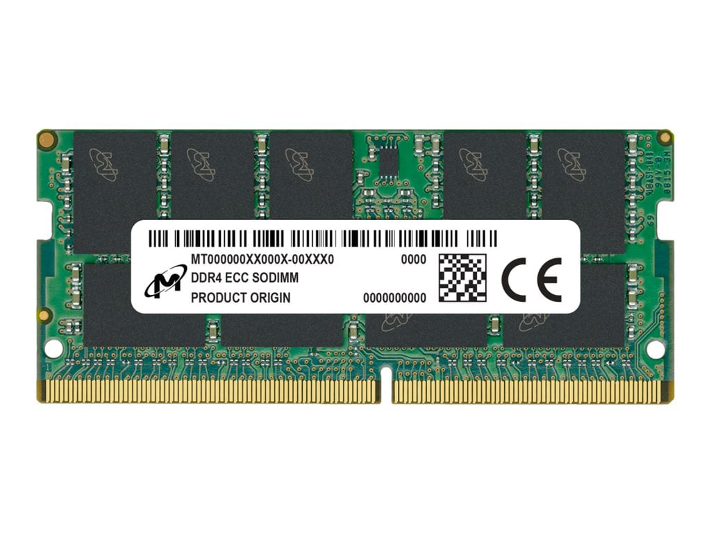 Micron - DDR4 - module - 16 GB - SO-DIMM 260-pin - 3200 MHz / PC4-25600 -  unbuffered