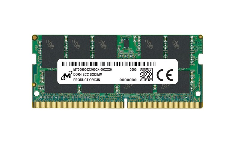 Micron - DDR4 - module - 16 GB - SO-DIMM 260-pin - 3200 MHz / PC4-25600 -  unbuffered