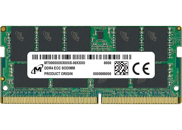 Micron - DDR4 - module - 32 GB - SO-DIMM 260-pin - 3200 MHz / PC4-25600