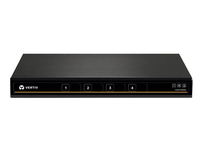 Vertiv Avocent Cybex SC800 Secure Desktop KVM Switch, Single Head Monitor,