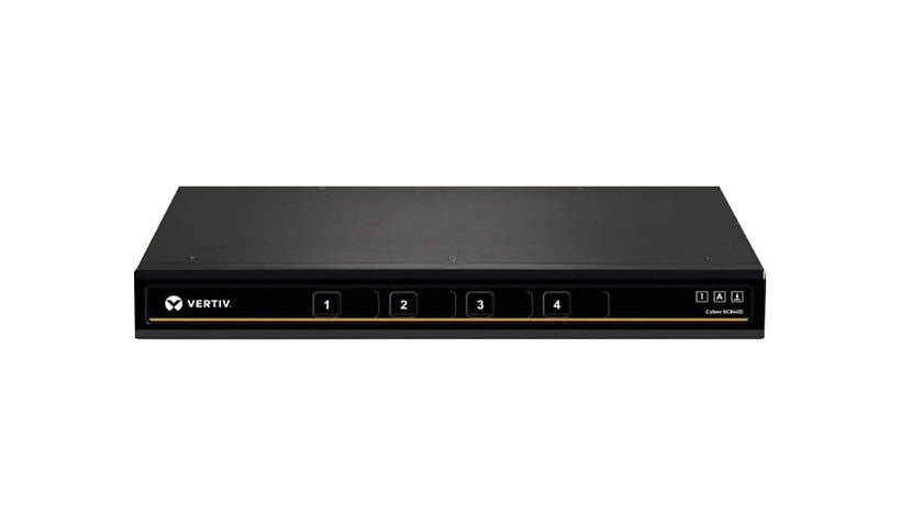 Cybex SC840DP - commutateur écran-clavier-souris/audio/USB - 4 ports