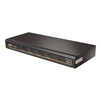 Cybex SC840DPHC - KVM / audio / USB switch - 4 ports