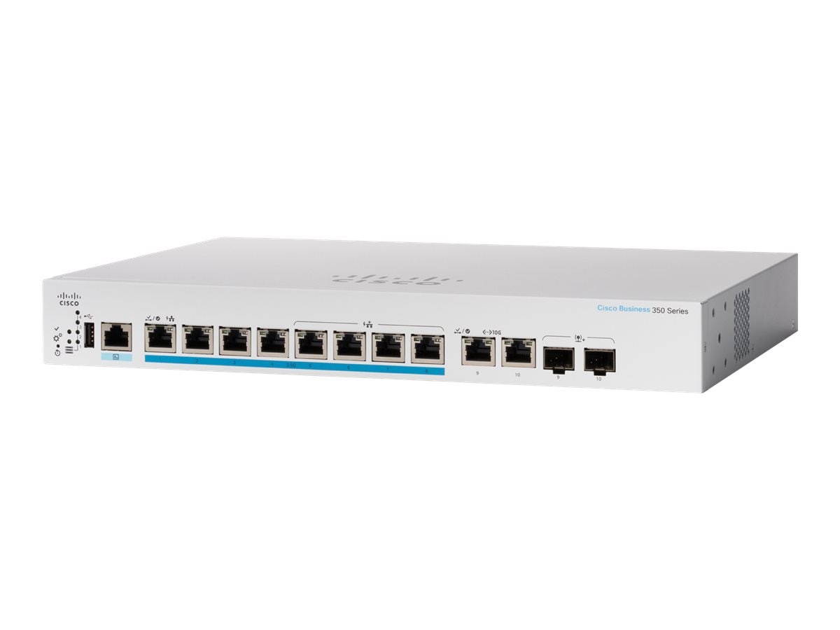 Cisco Business 350 Series Managed 8 Port 2.5G PoE+ Ethernet Switch