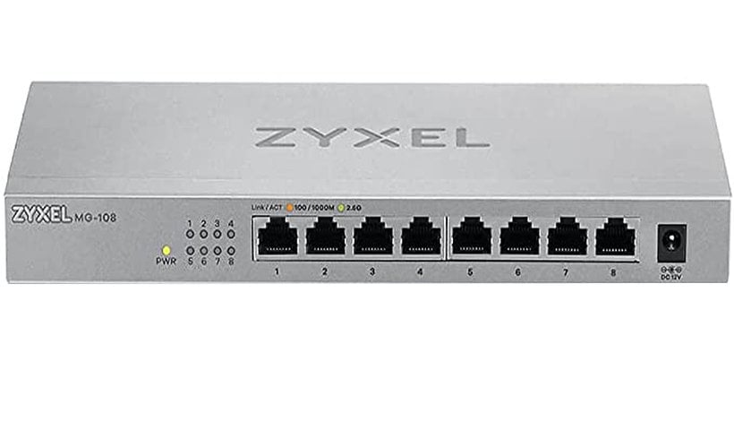 Zyxel MG-108 8 Port Multi-Gigabit Unmanaged Switch