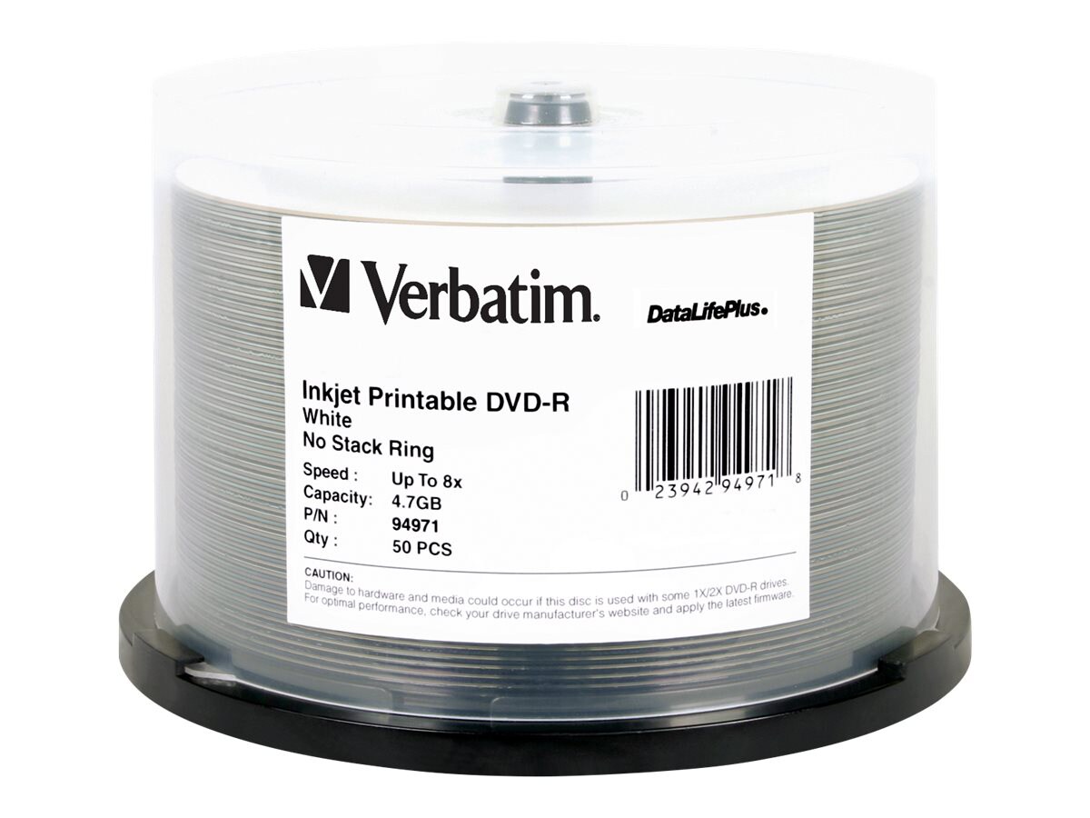 Verbatim DataLifePlus - DVD-R x 50 - 4.7 GB - storage media