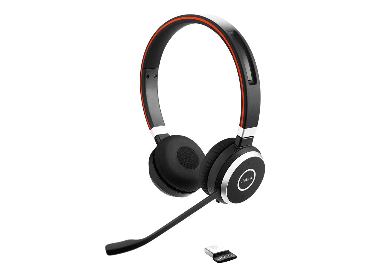 Jabra Evolve 65 SE UC Stereo - headset - with charging stand