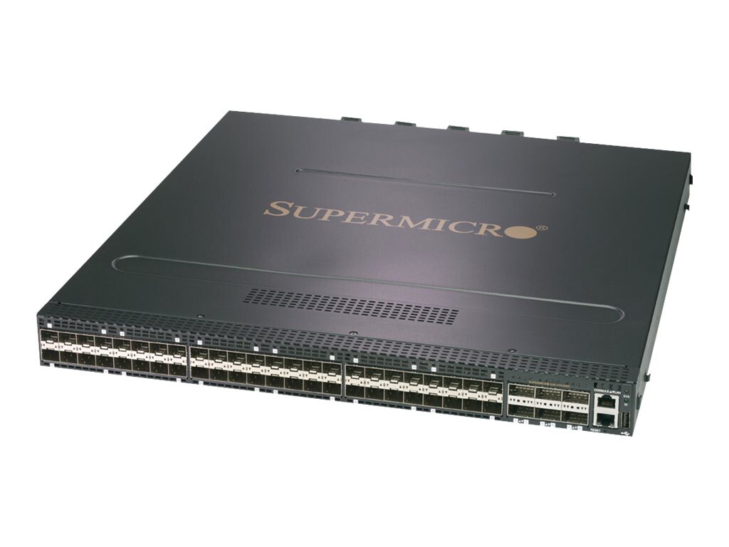 Supermicro SuperSwitch SSE-F3548S - switch - 54 ports - managed - rack-moun
