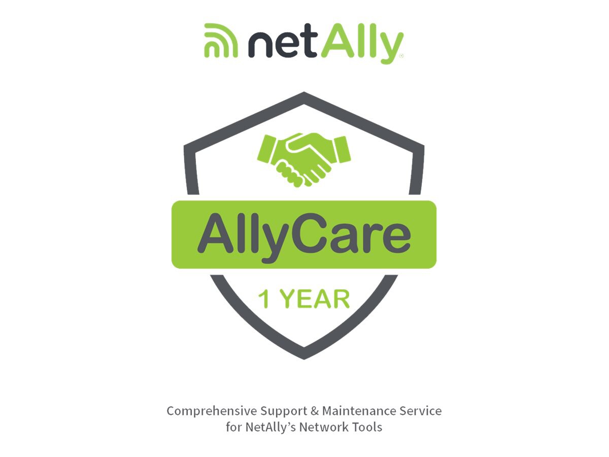 NetAlly AllyCare Support - contrat de maintenance prolongé - 1 année - expédition