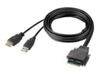 Belkin Secure Modular HDMI Single Head Host Cable - video cable - HDMI / USB - TAA Compliant - 6 ft