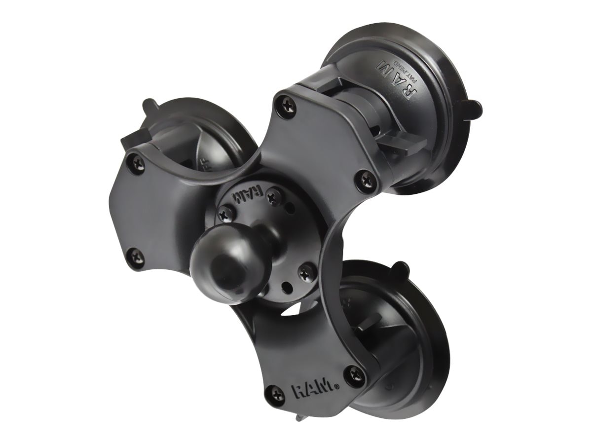 RAM RAP-365-224-1U - triple suction cup base
