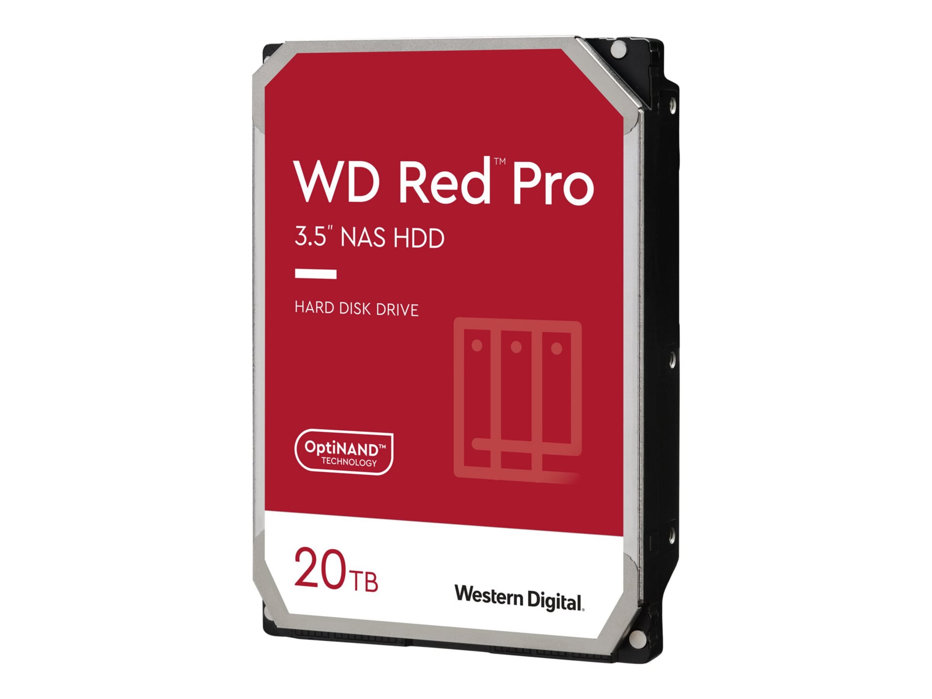 WD Red Pro WD201KFGX - hard drive - 20 TB - SATA 6Gb/s