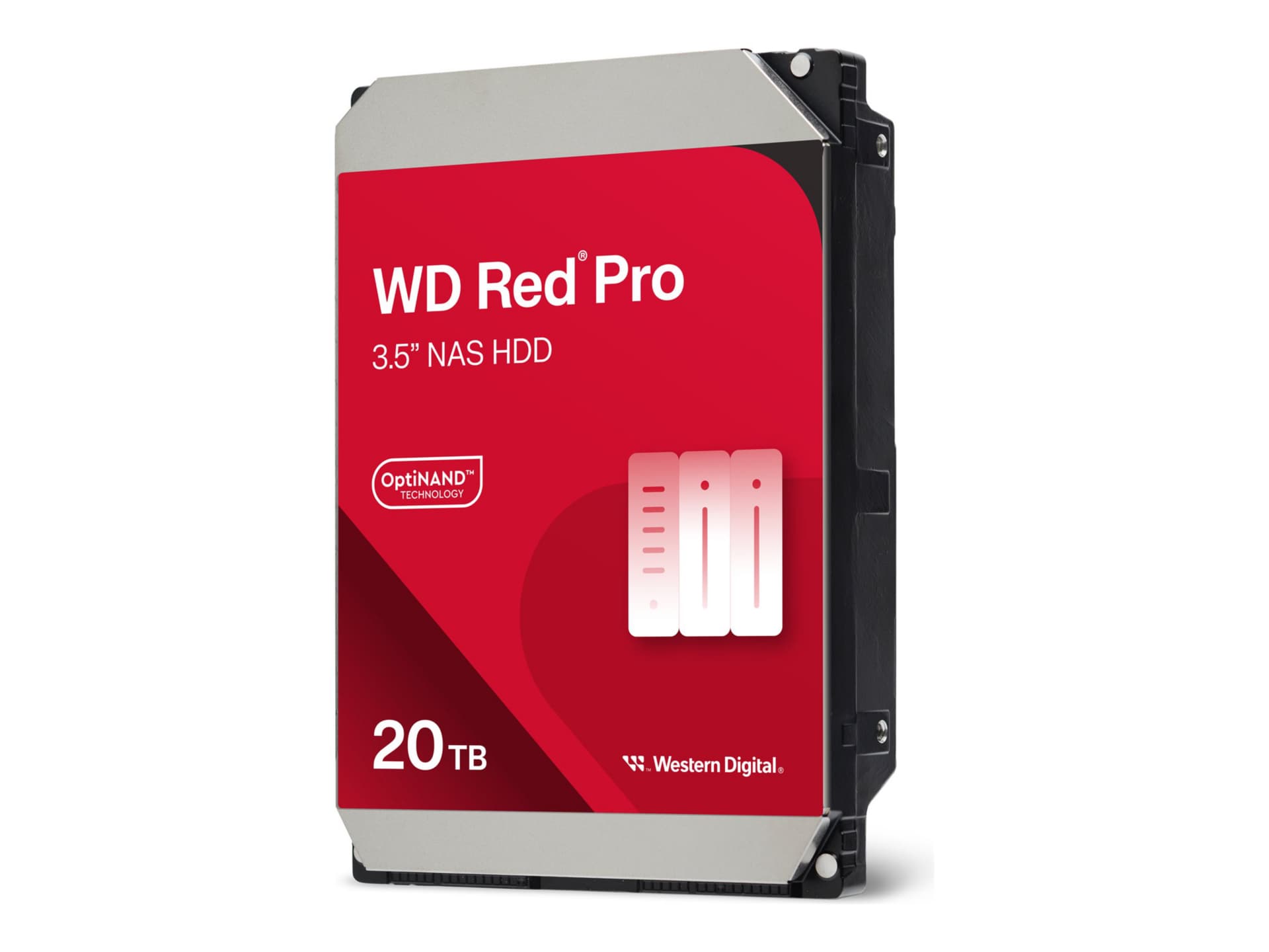 WD Red Pro WD201KFGX - hard drive - 20 TB - SATA 6Gb/s