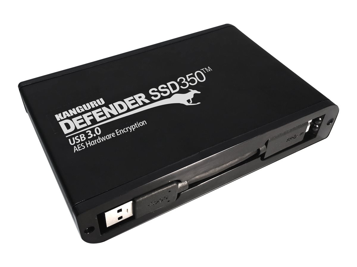 Kanguru Defender SSD350 480GB Hardware Encrypted USB 3.0 Solid State Drive