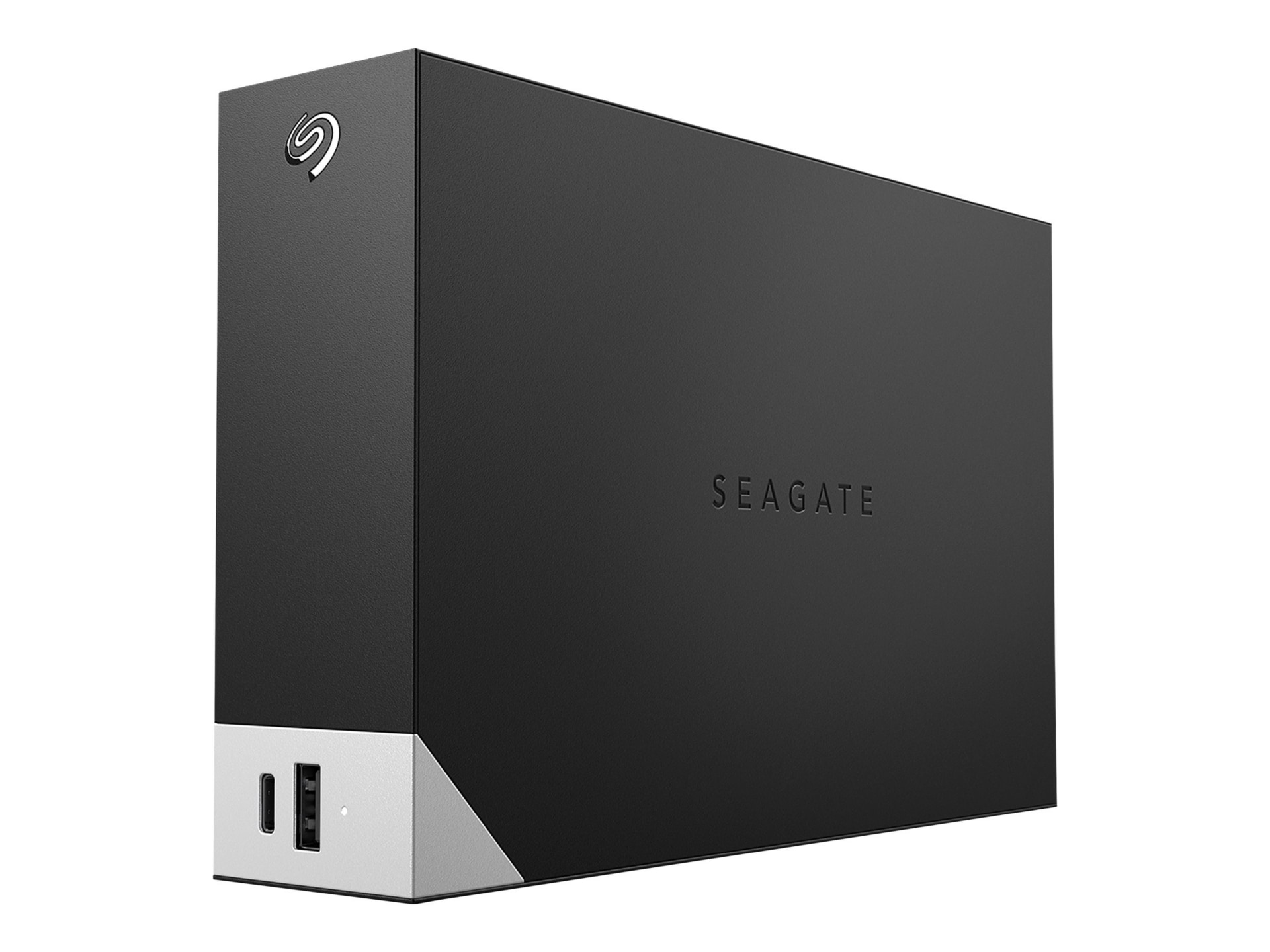Seagate One Touch with hub STLC12000400 - Disque dur - 12 To - externe (de  bureau) - USB 3.0 - noir - avec Seagate Rescue Data Recovery (STLC12000400), Disques durs externes