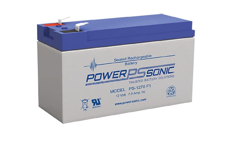 PowerSonic 12V 7Ah Rechargeable Sealed Lead Acid Battery