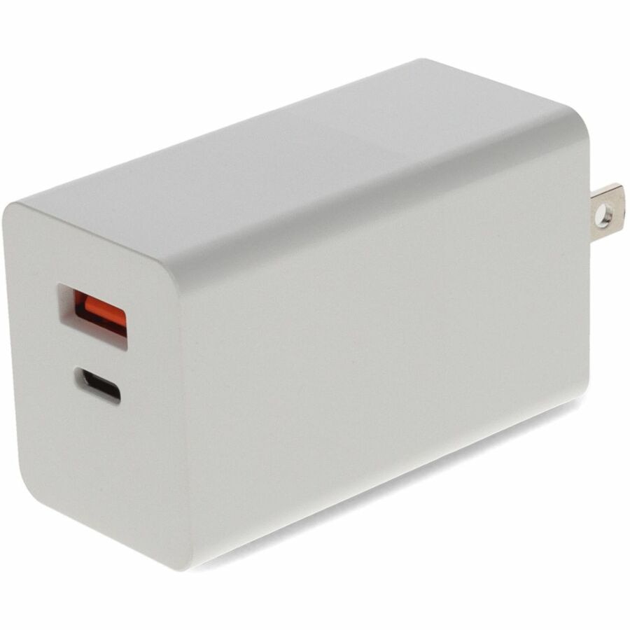 Proline Wall Charger Dual Port 1X USB-C 3.1 1X USB-A 20V 3A White