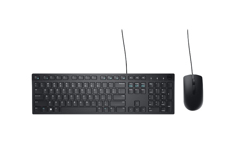 Dell KM300C - keyboard and mouse set - QWERTY - US - black Input