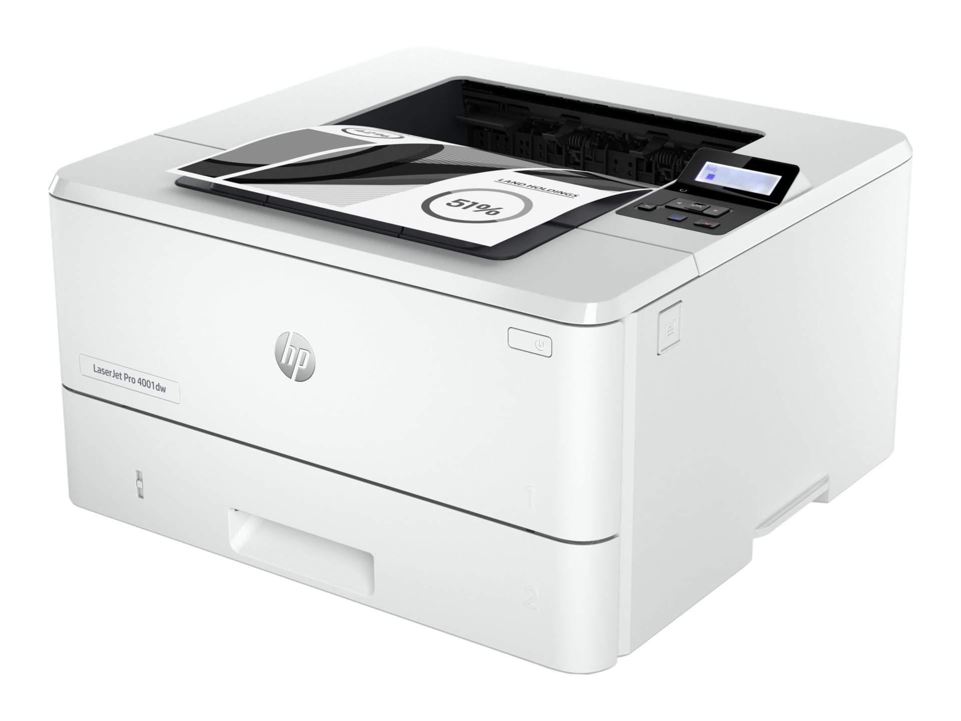 HP LaserJet Pro 4001 4001dw Desktop Wireless Laser Printer - Monochrome