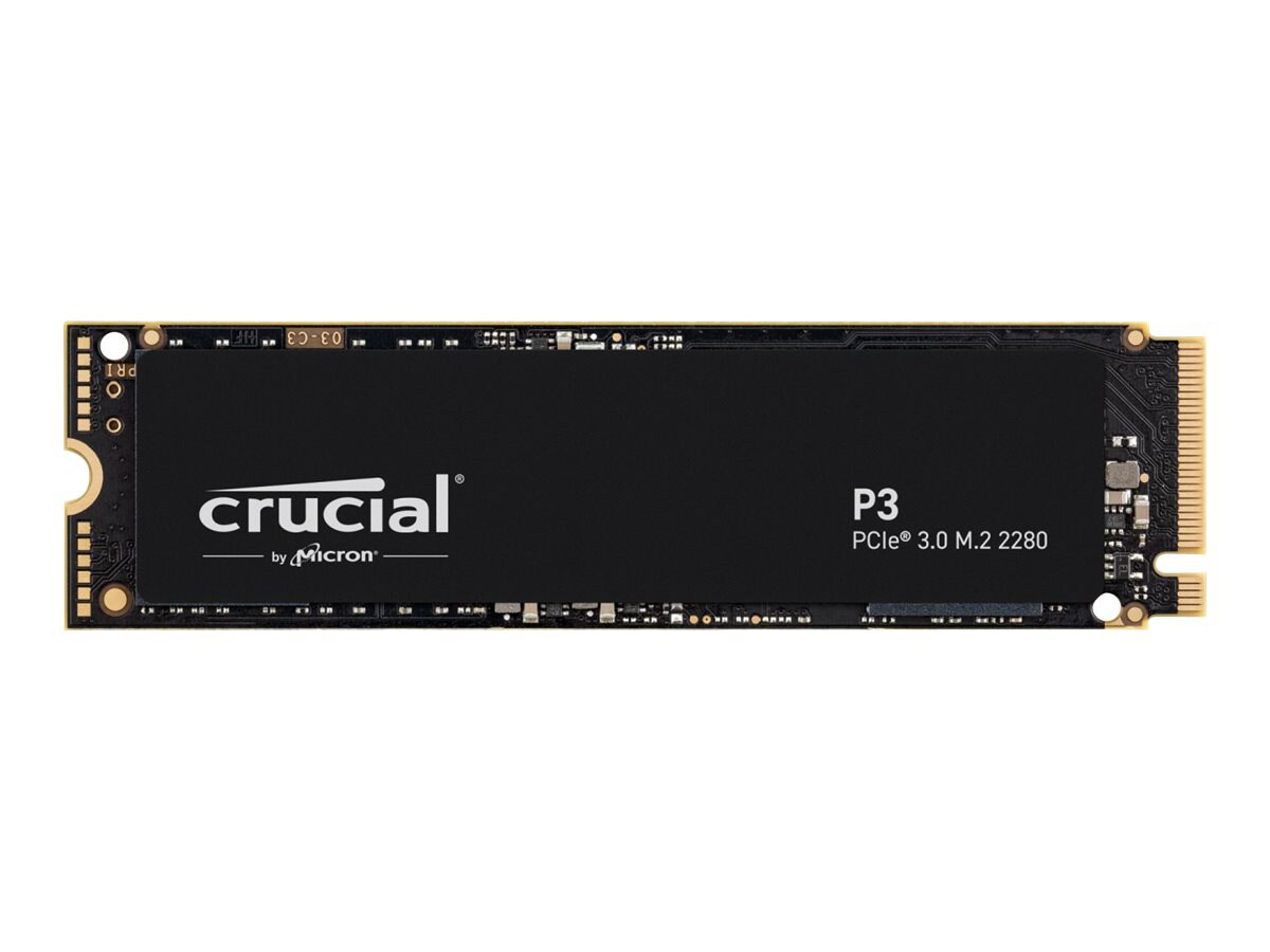 Crucial adds P3 + P3 Plus Value M.2 NVMe SSDs: PCIe 4.0 + PCIe 3.0
