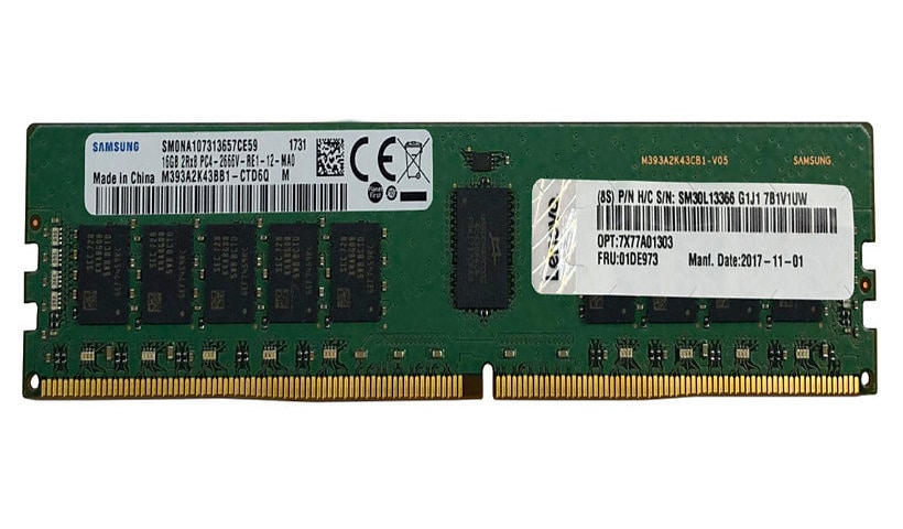 Lenovo TruDDR4 - DDR4 - module - 16 GB - DIMM 288-pin - 3200 MHz / PC4-25600 - registered