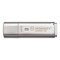 Kingston IronKey Locker+ 50 - USB flash drive - 128 GB