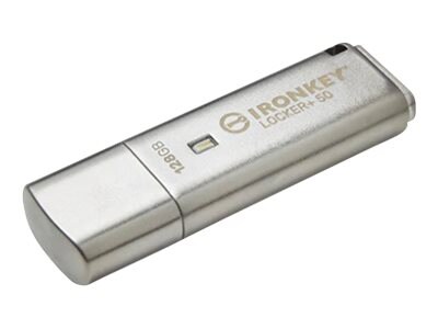 Thumbnail 2 of 3 for Kingston IronKey Locker+ 50 - USB flash drive - 128 GB