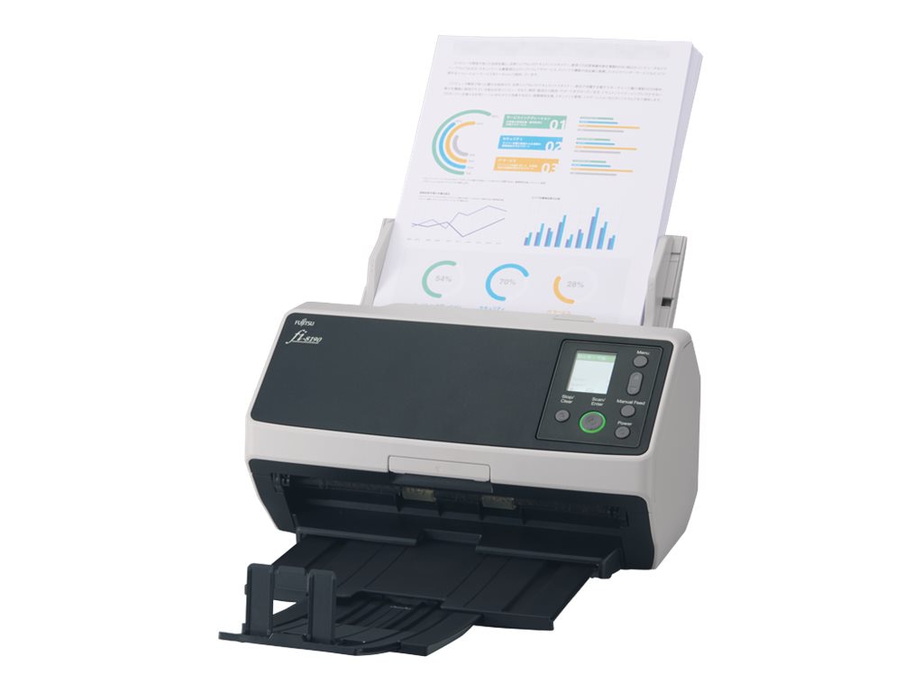 Ricoh fi-8190 - document scanner - desktop - USB 3.2 Gen 1, Gigabit LAN
