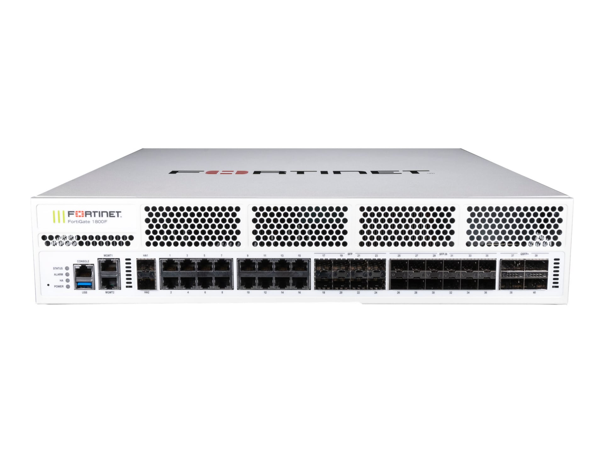 Fortinet FortiGate 1800F - security appliance - TAA Compliant - with 3 years 24x7 FortiCare Support + 3 years FortiGuard