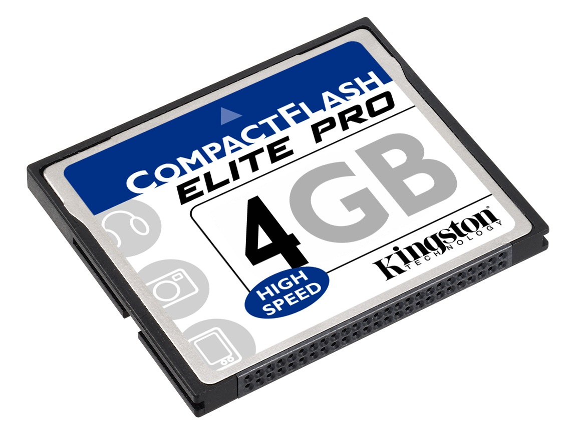 Kingston Elite Pro flash memory card - 4 GB - CompactFlash