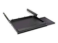 Middle Atlantic MDV Under Desk Sliding Keyboard Shelf with Built-In Mouse T