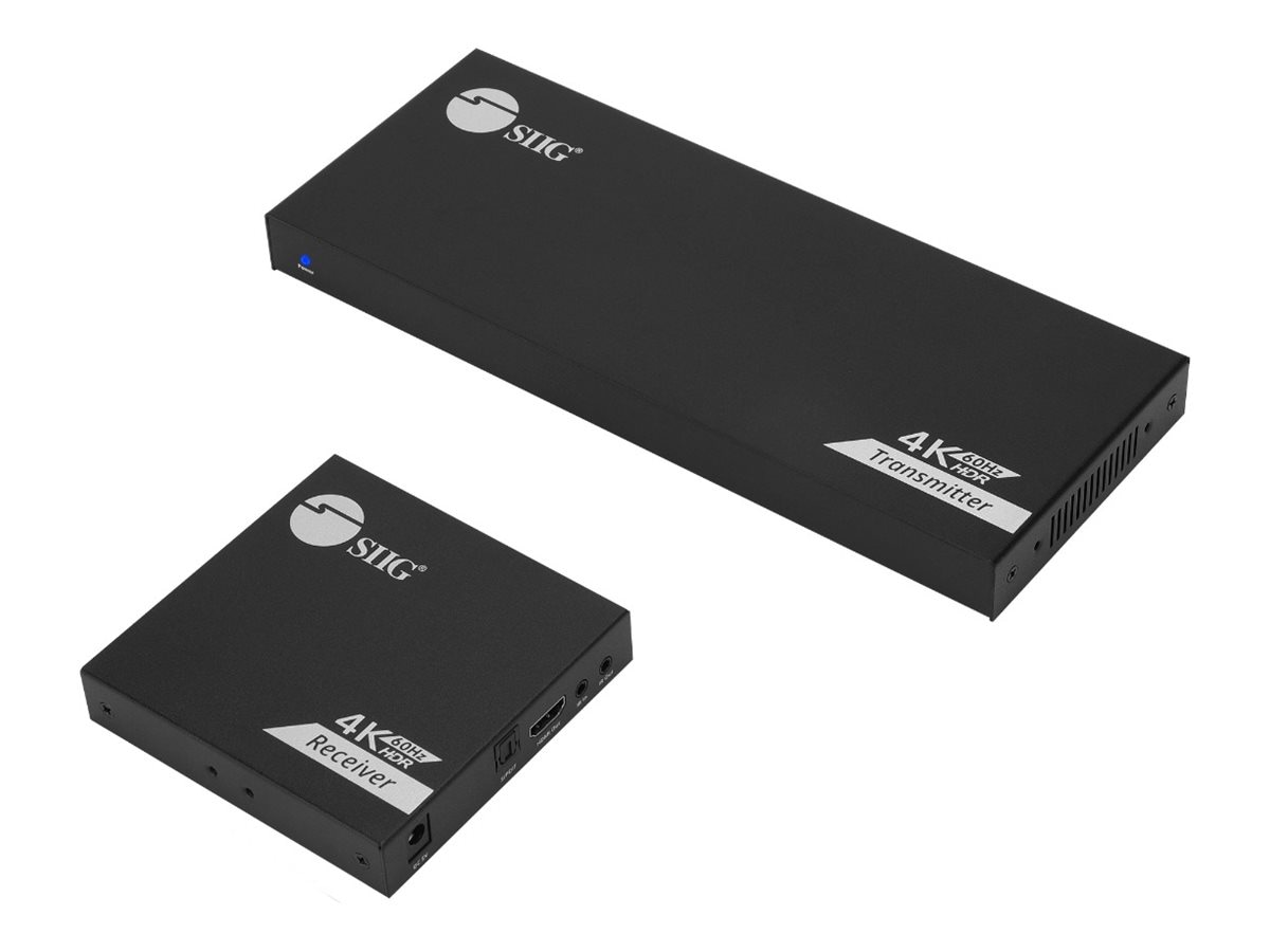 SIIG 1x2 HDMI Splitter Over Cat6/7 Extender - video/audio/infrared extender