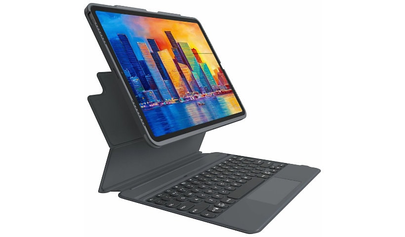 ZAGG Pro Keys with Trackpad Tablet Keyboard & Case for iPad 12.9-inch Pro (3-6 Gen)