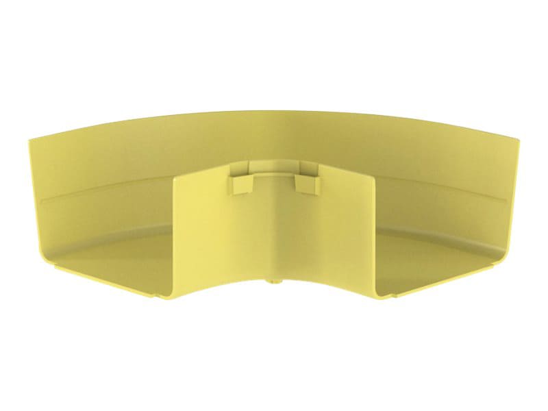 Panduit FiberRunner® Horizontal Right-Angle, 90°, 6x4, Yellow