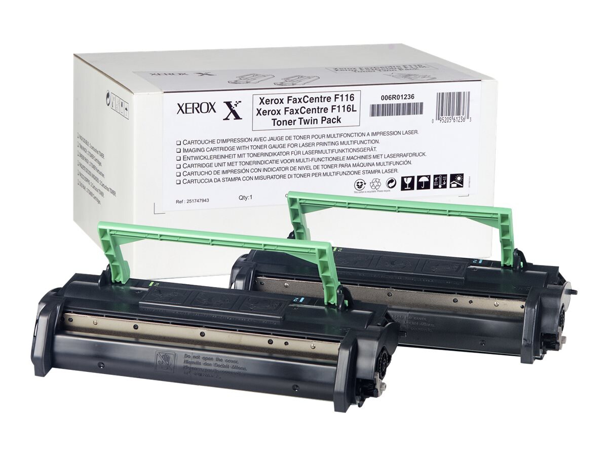 Xerox FaxCentre F116 - 2-pack - black - original - toner cartridge