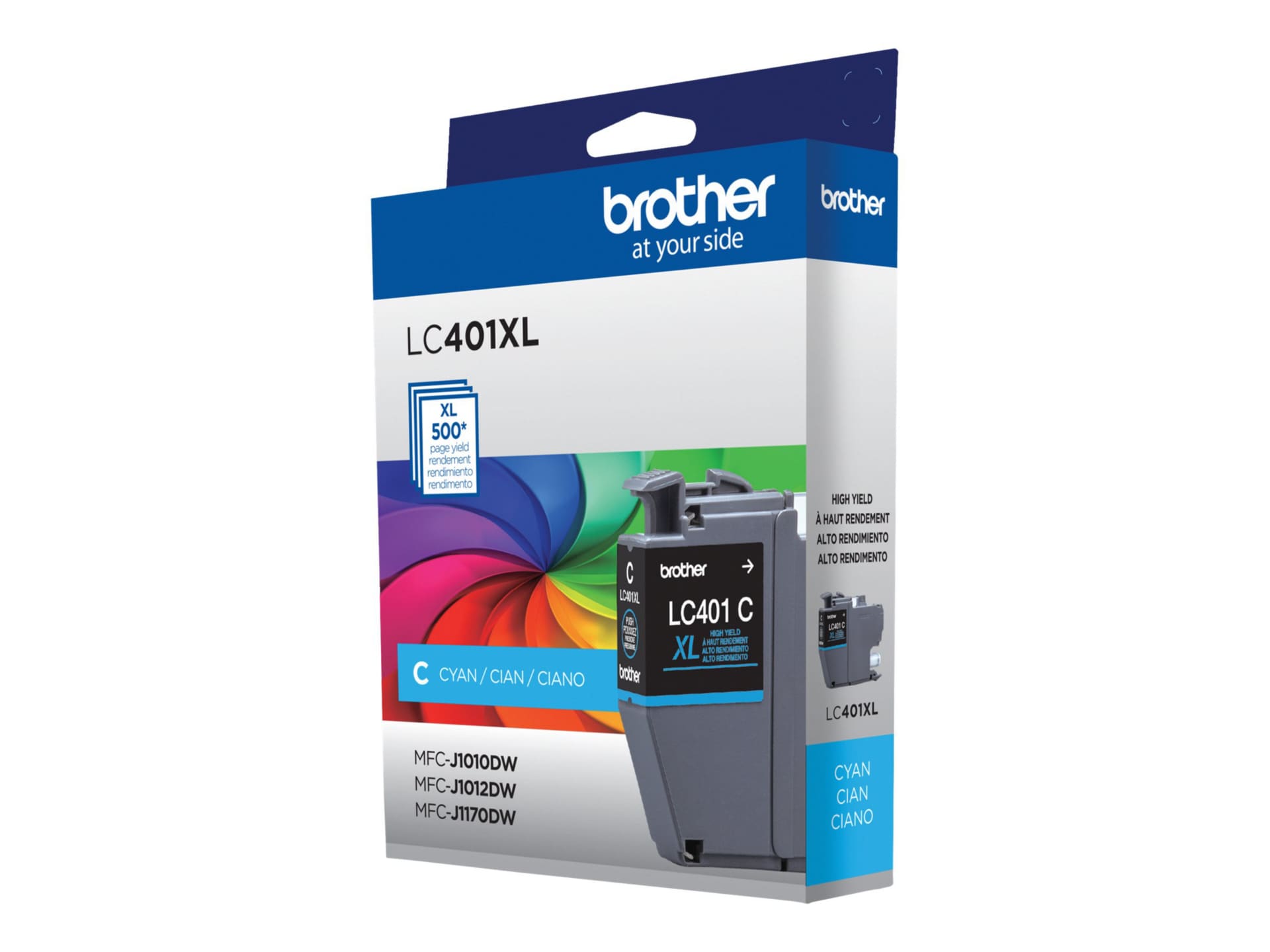 Brother LC401XLC - High Yield - cyan - original - ink cartridge