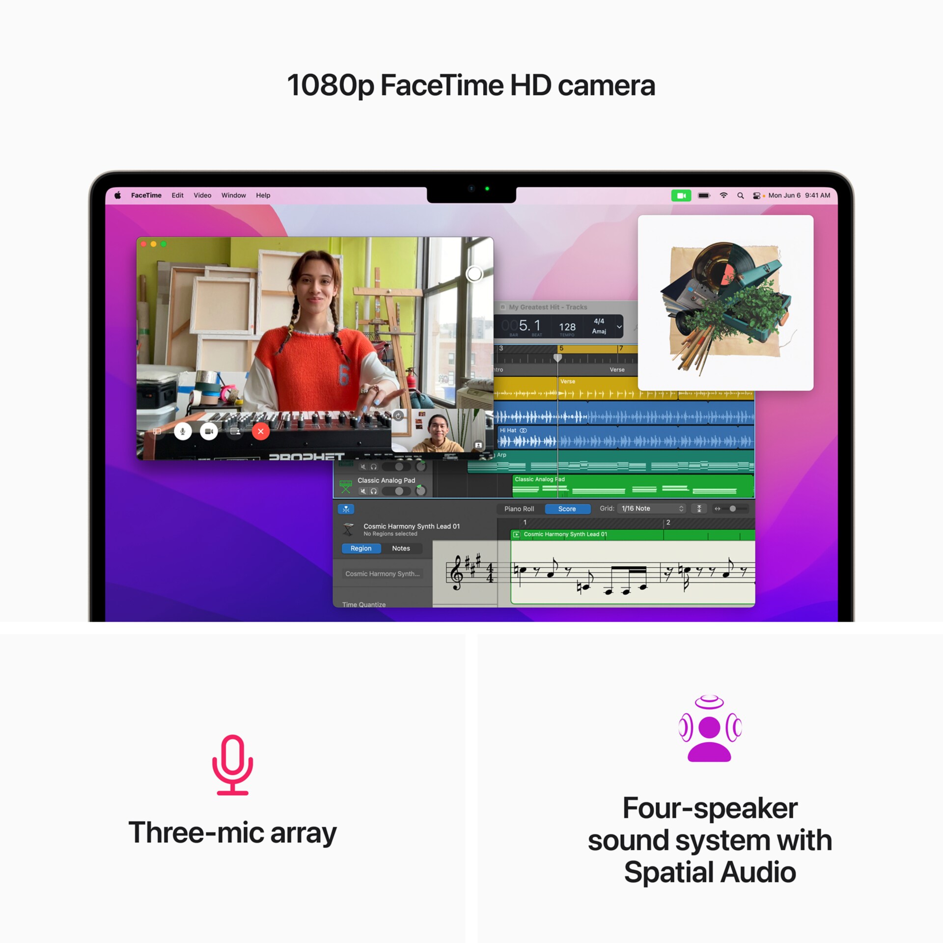 Thumbnail 6 of 11 for Apple MacBook Air - 13" - M2 - 8C10C - 24 GB RAM - 256 GB SSD - Starlight